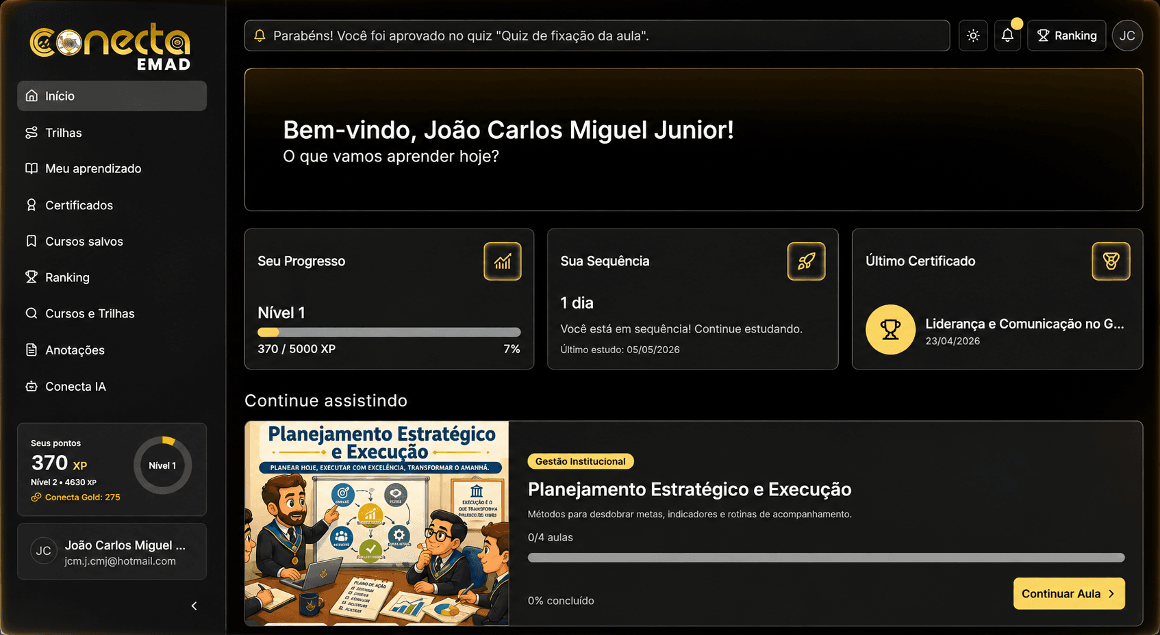 Conecta EMAD — Plataforma Institucional e de Gestão
